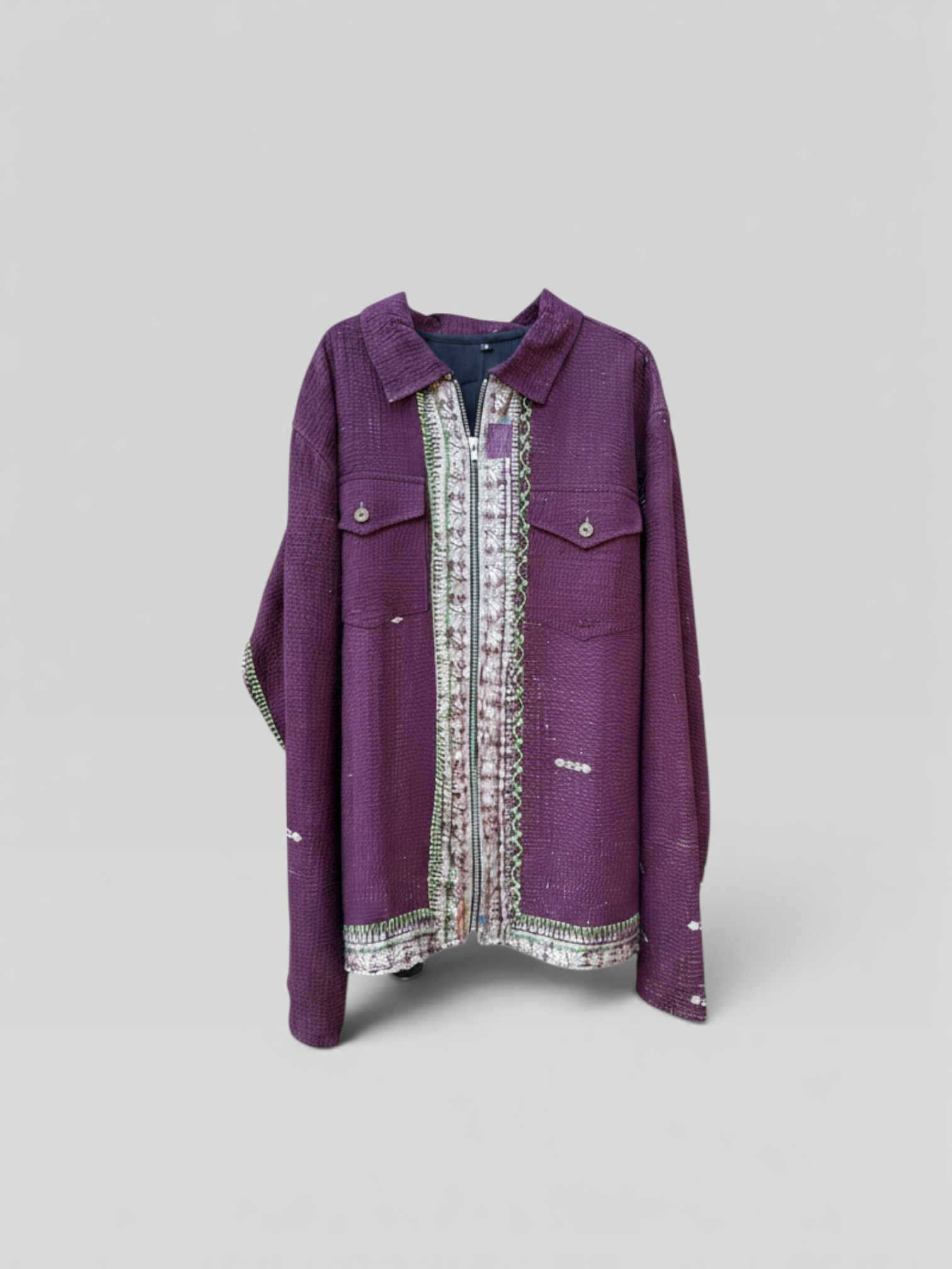 Midnight Kantha Jacket No. I — One of One