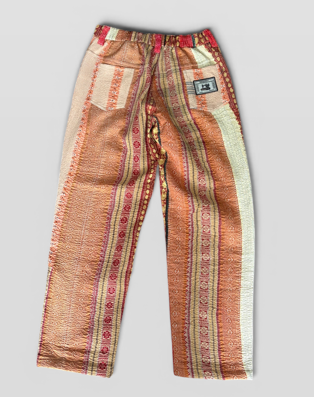Terracotta Kantha Trousers No. LVI — One of One