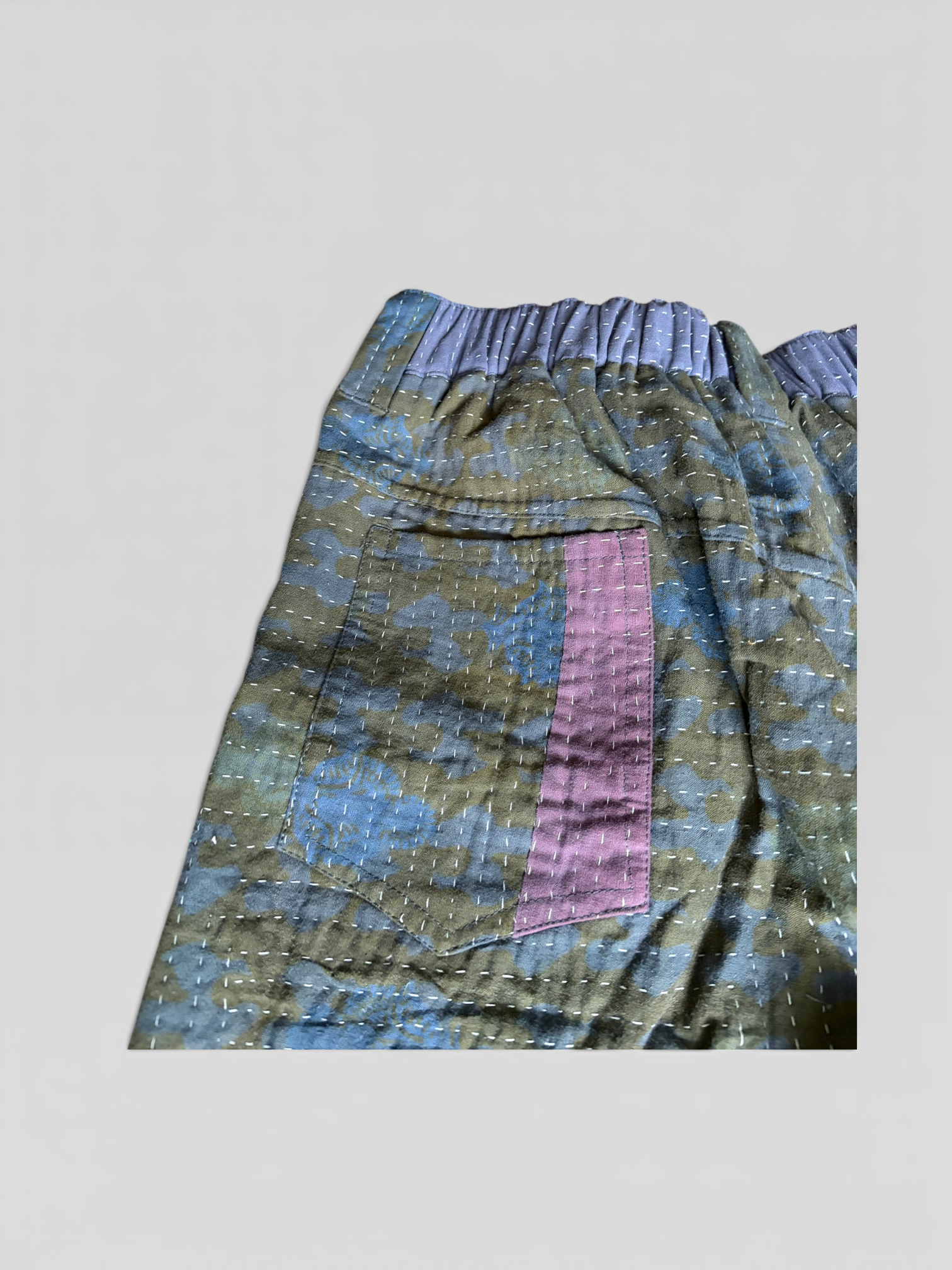 Split-Leg Kantha Trousers No. XXXII — One of One