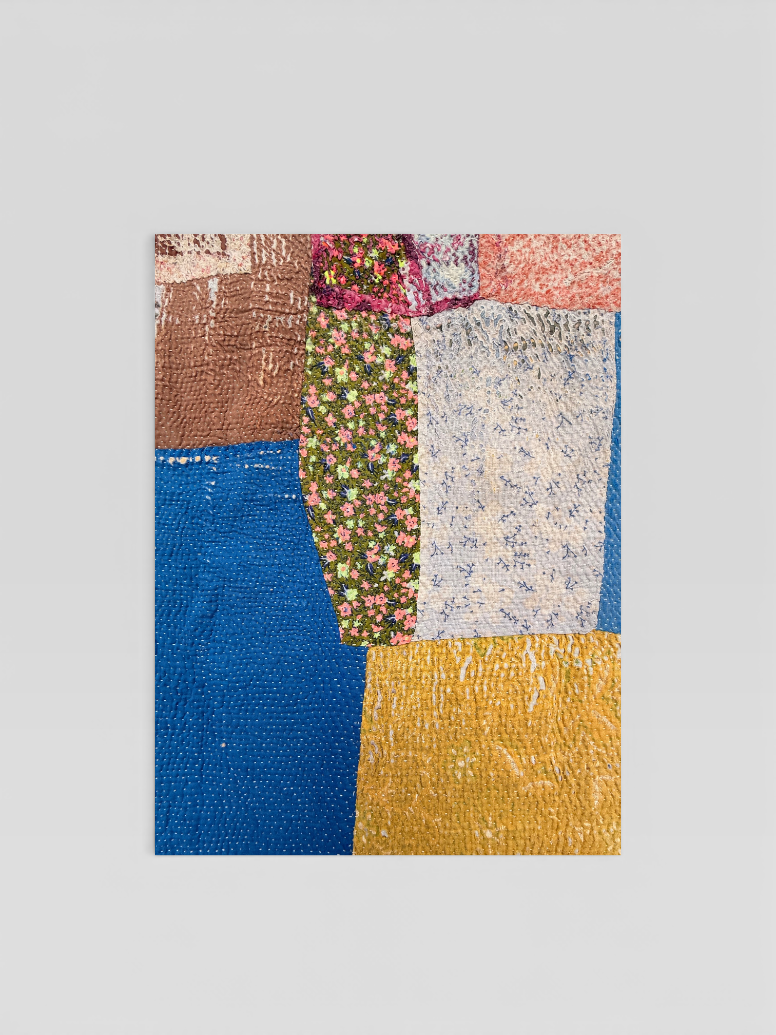Textured Patchwork Kantha Jacket No. XLIX — One of One