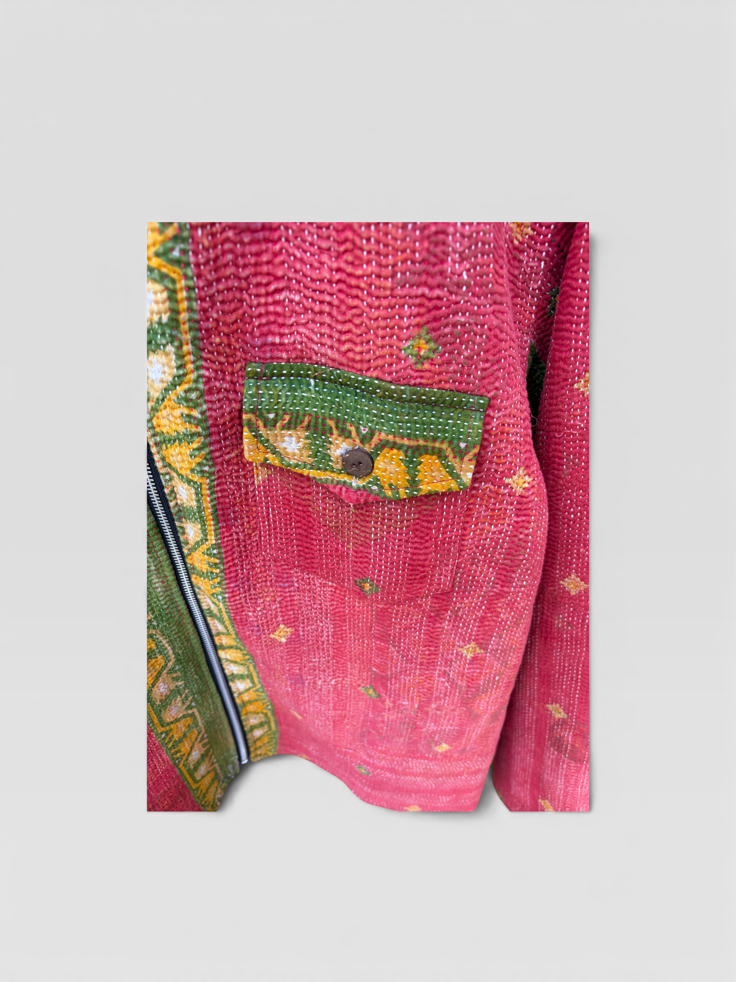 Warm Glow Kantha Jacket No. XVI — One of One
