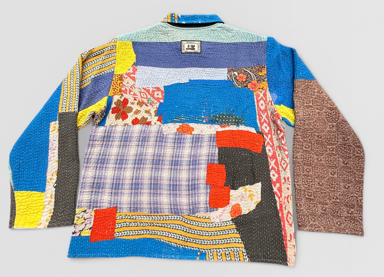 Statement Patchwork Kantha Jacket No. LIV — One of One