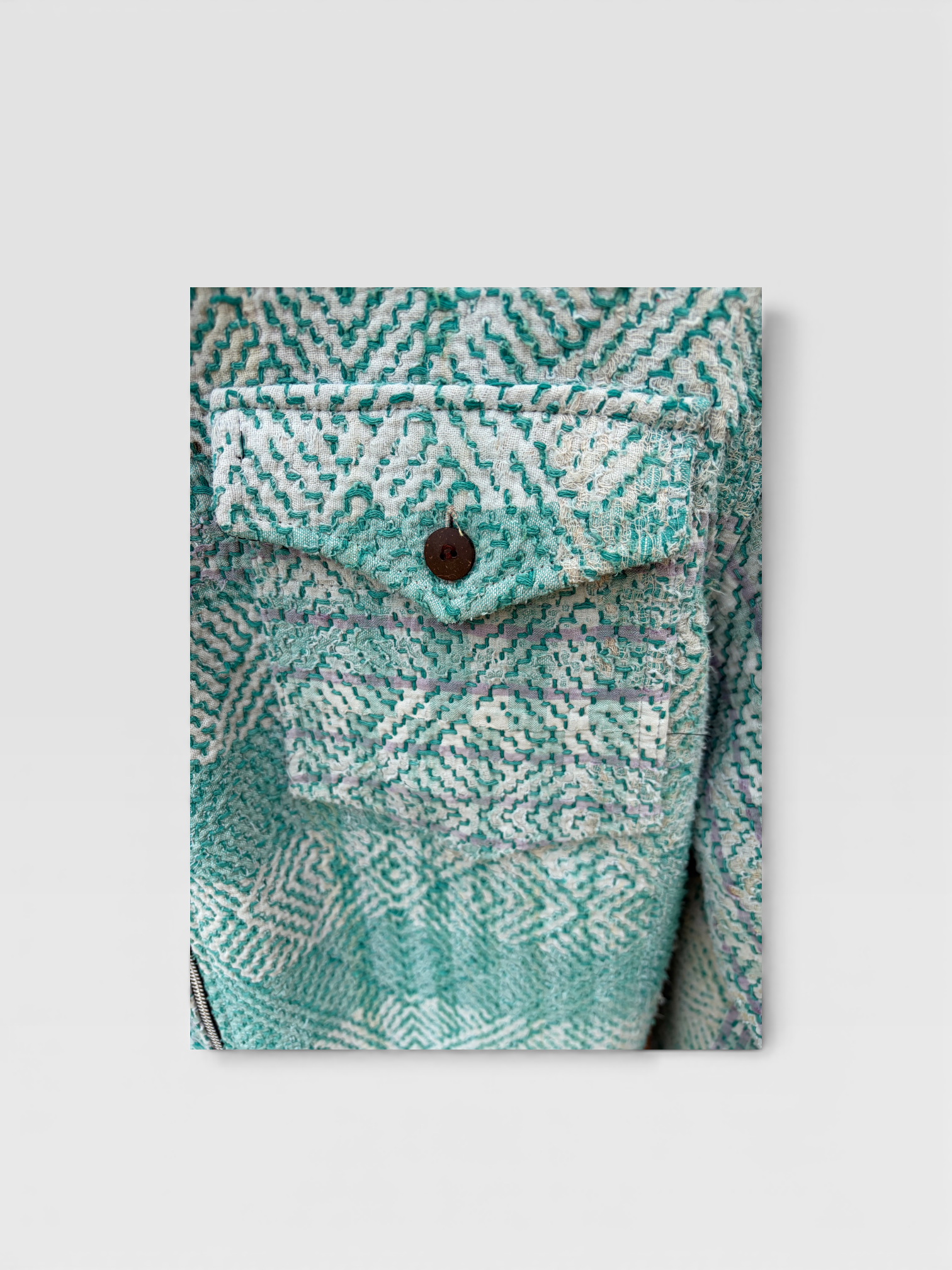 Tonal Kantha Jacket No. XV — One of One