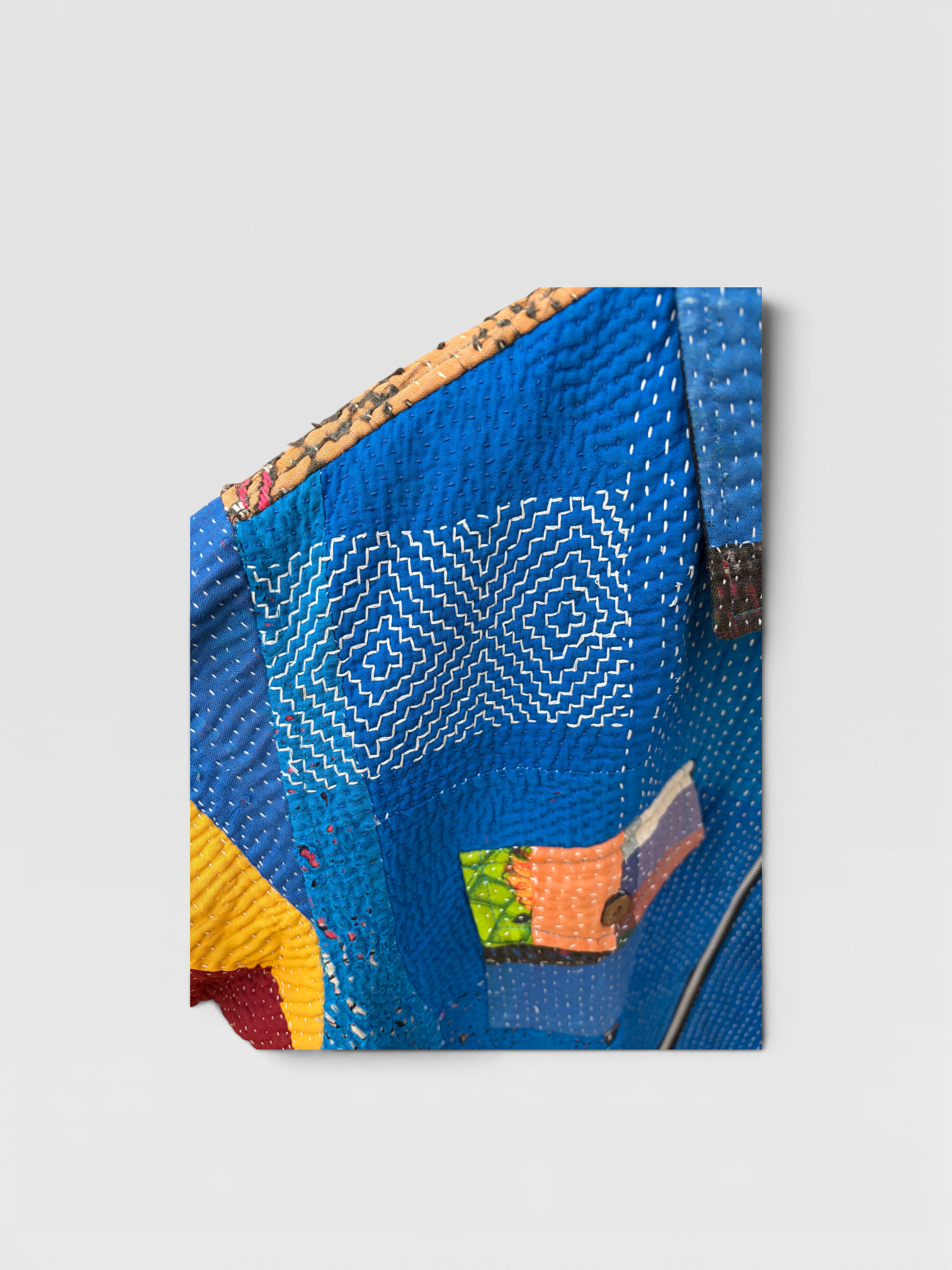 Electric Patchwork Kantha Jacket No. XII — One of One