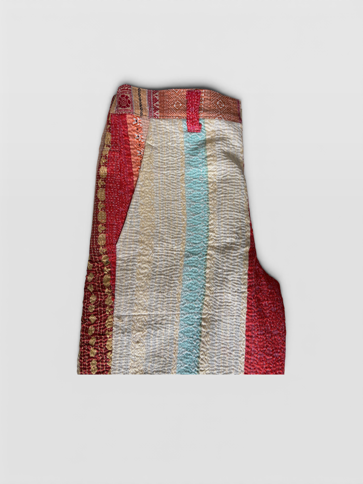 Terracotta Kantha Trousers No. LVI — One of One