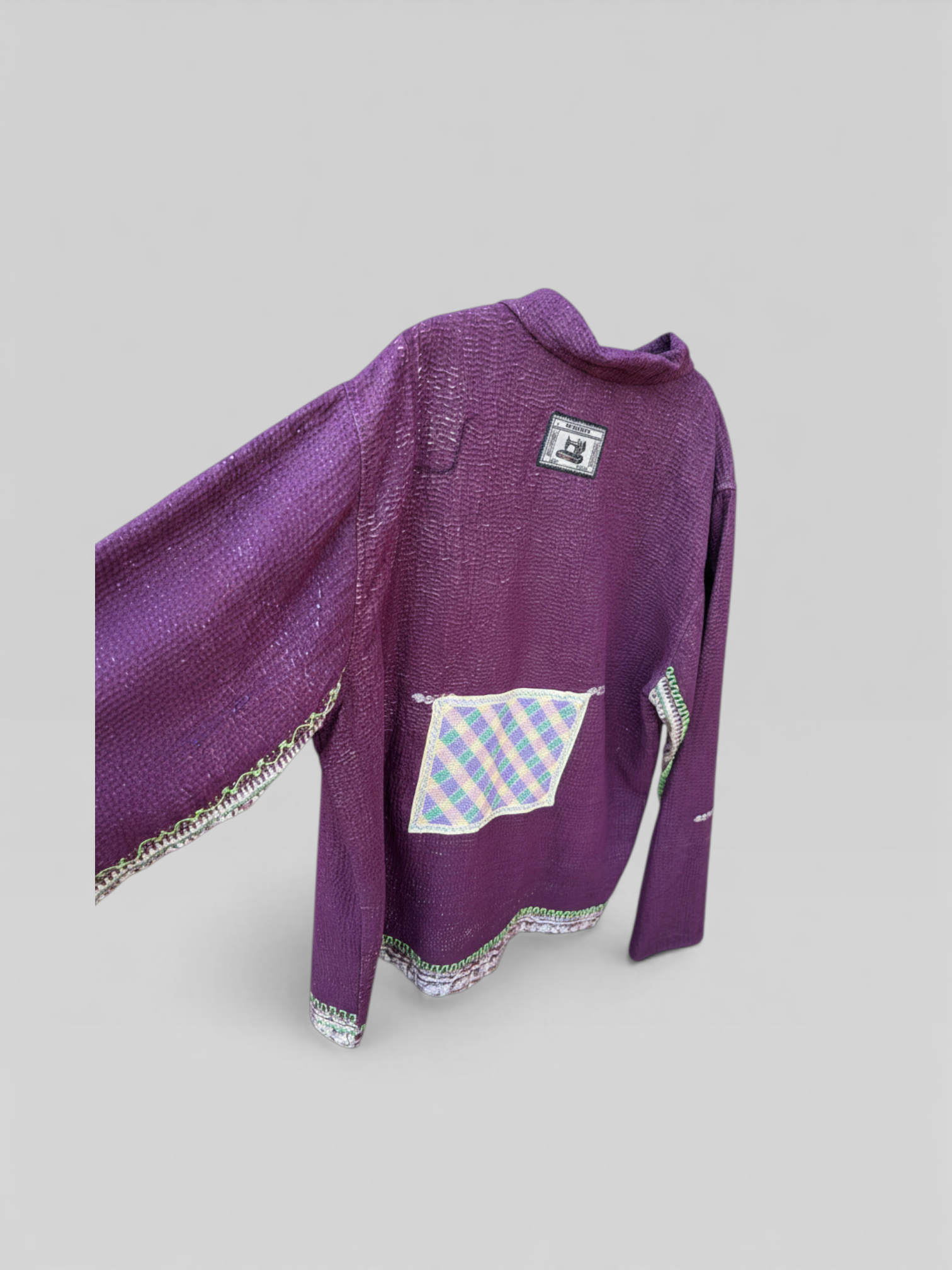 Midnight Kantha Jacket No. I — One of One