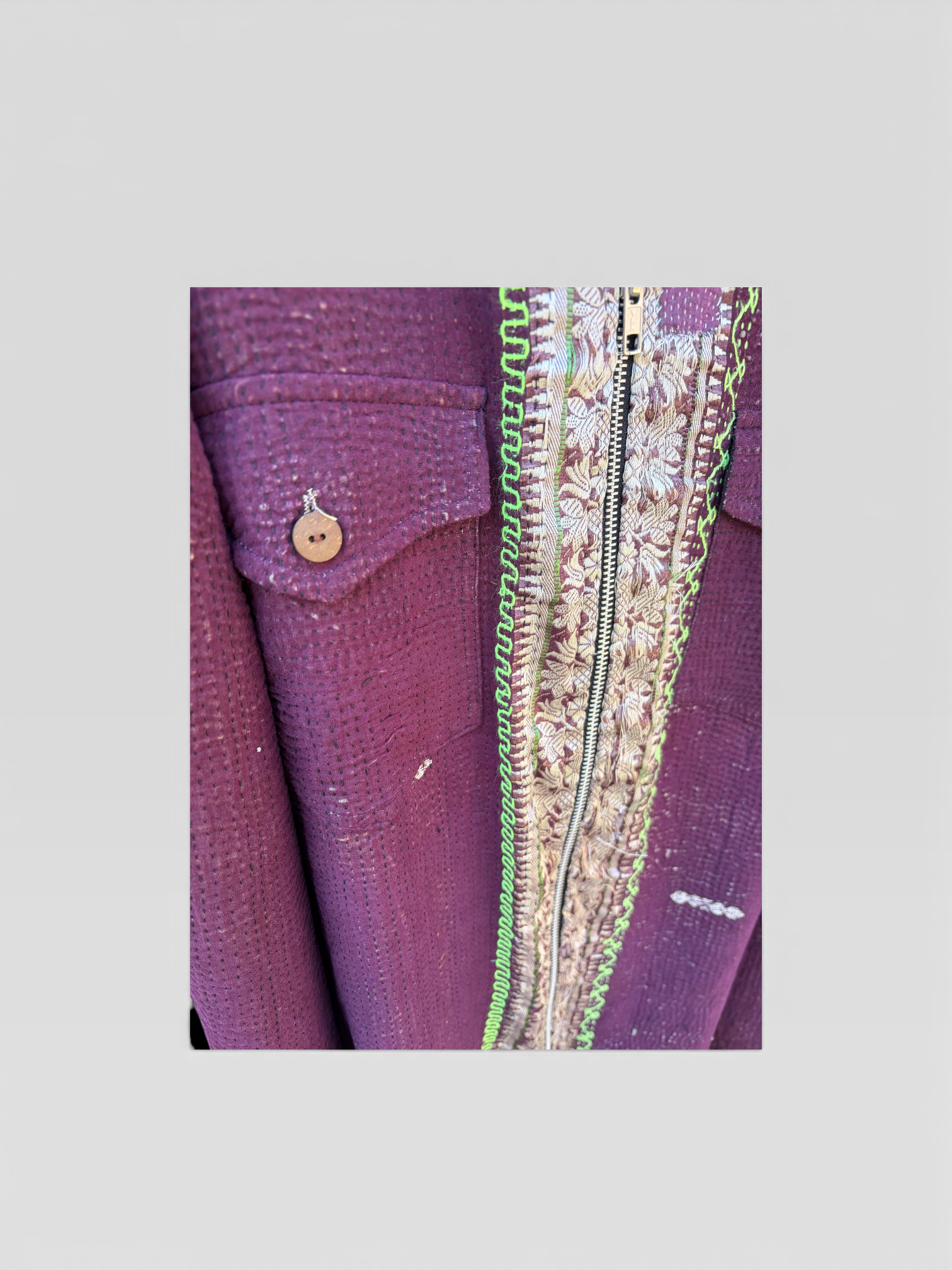 Midnight Kantha Jacket No. I — One of One