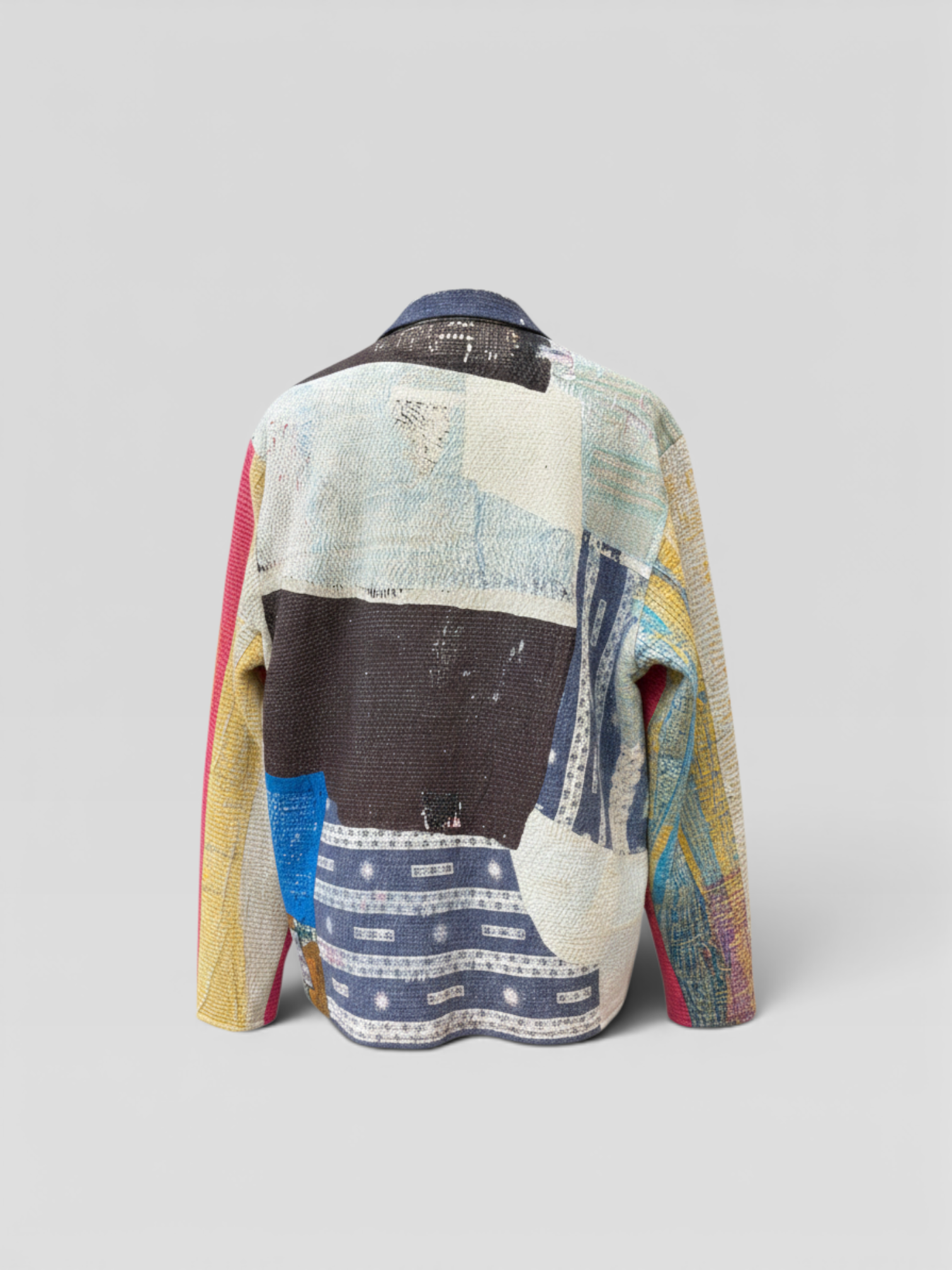 Bold Patchwork Kantha Jacket No. XXIII — One of One
