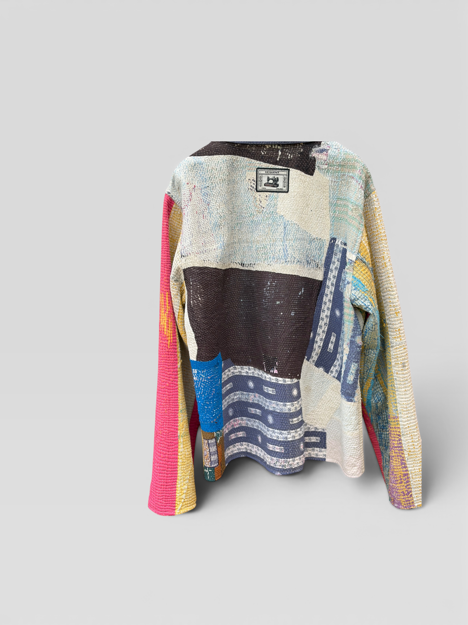 Bold Patchwork Kantha Jacket No. XXIII — One of One