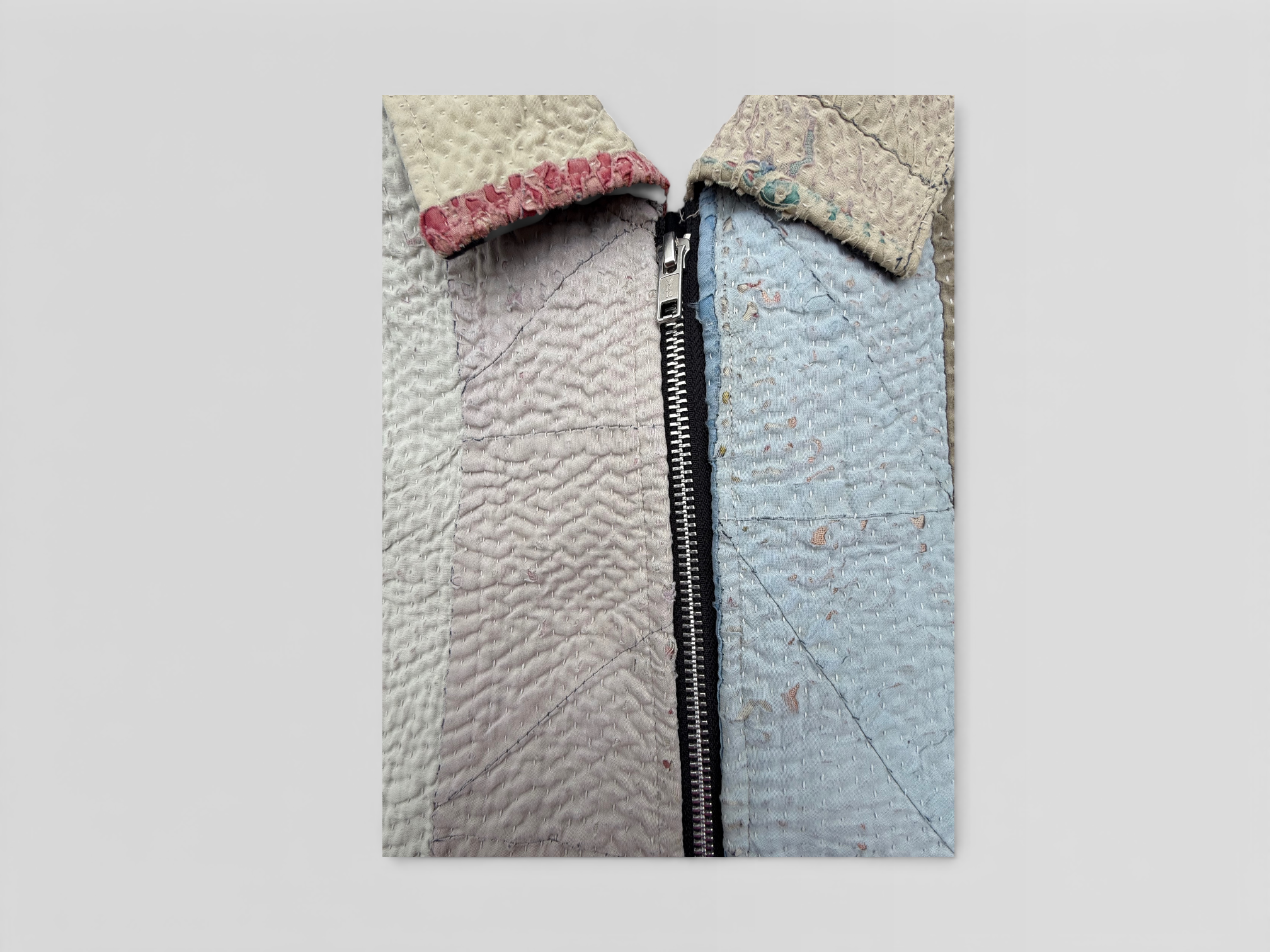 Pastel Stripe Kantha Jacket No. LII — One of One