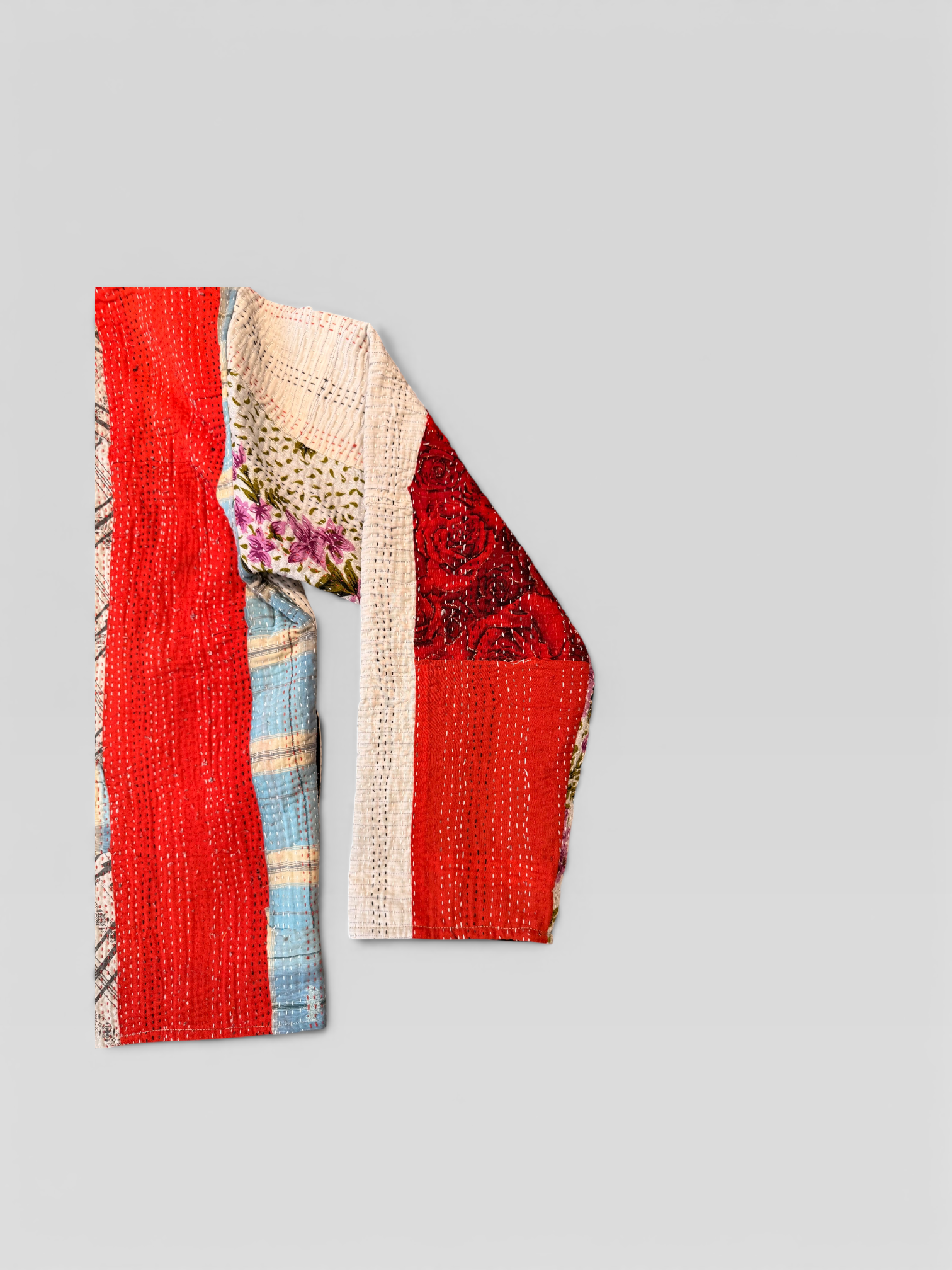 Floral Patchwork Kantha Jacket No. LX — One of One