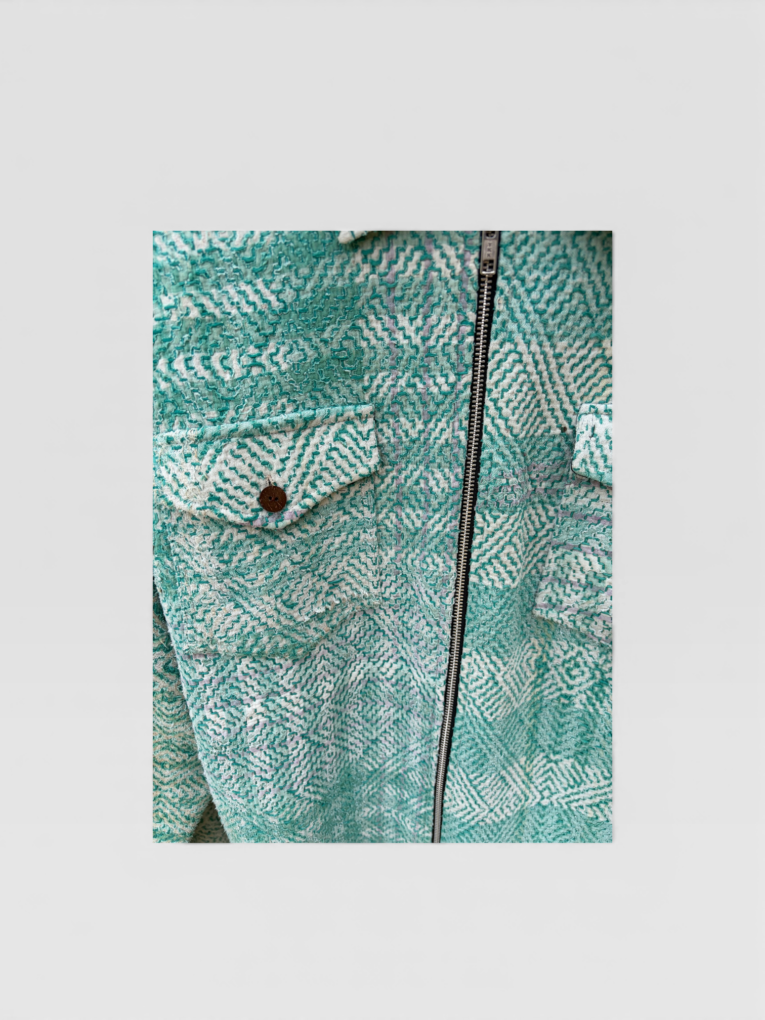 Tonal Kantha Jacket No. XV — One of One