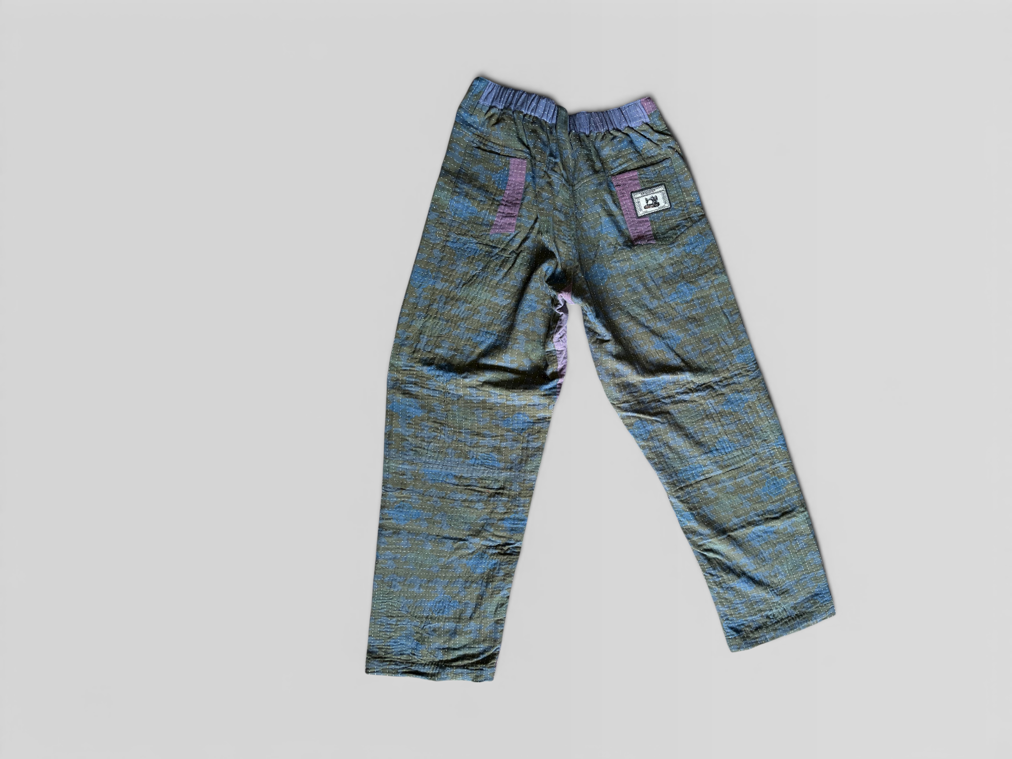 Split-Leg Kantha Trousers No. XXXII — One of One