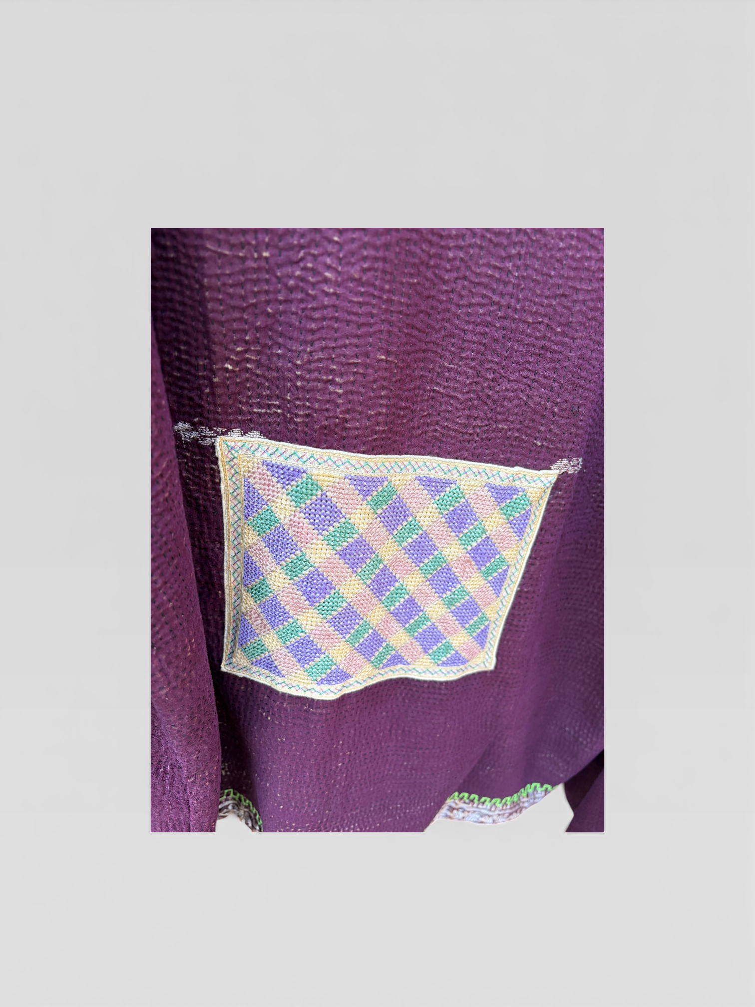 Midnight Kantha Jacket No. I — One of One