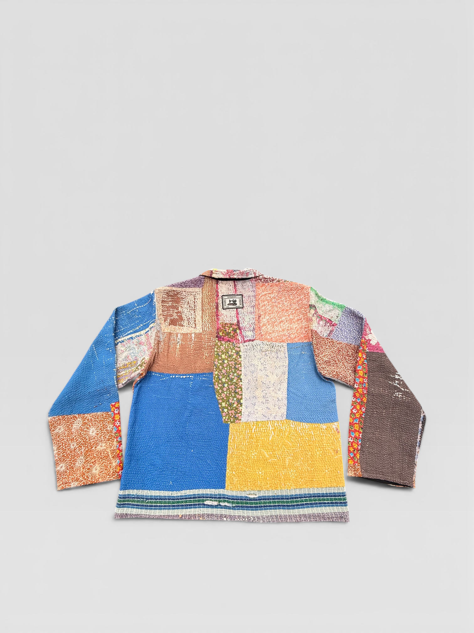 Textured Patchwork Kantha Jacket No. XLIX — One of One