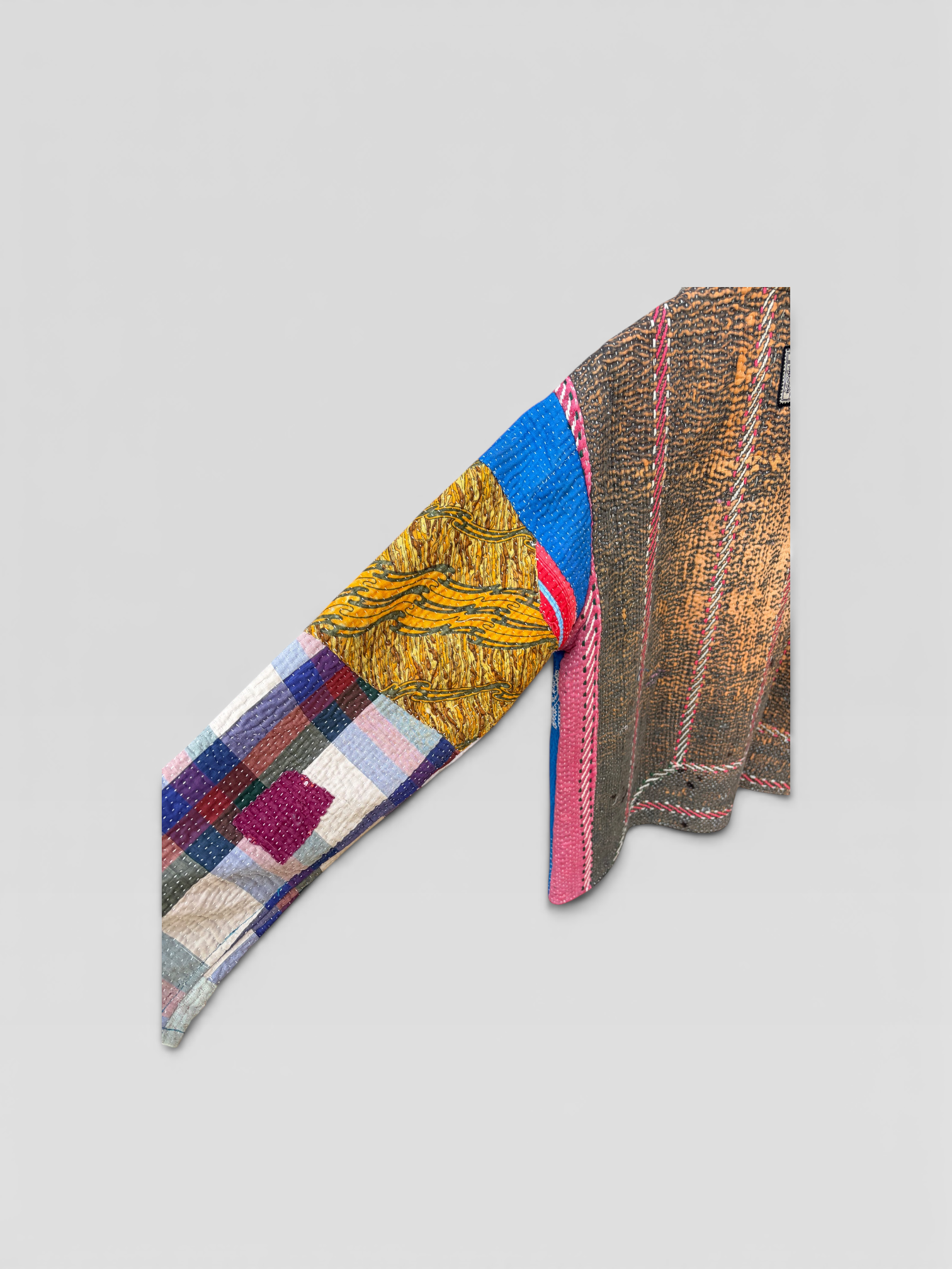 Electric Patchwork Kantha Jacket No. XII — One of One