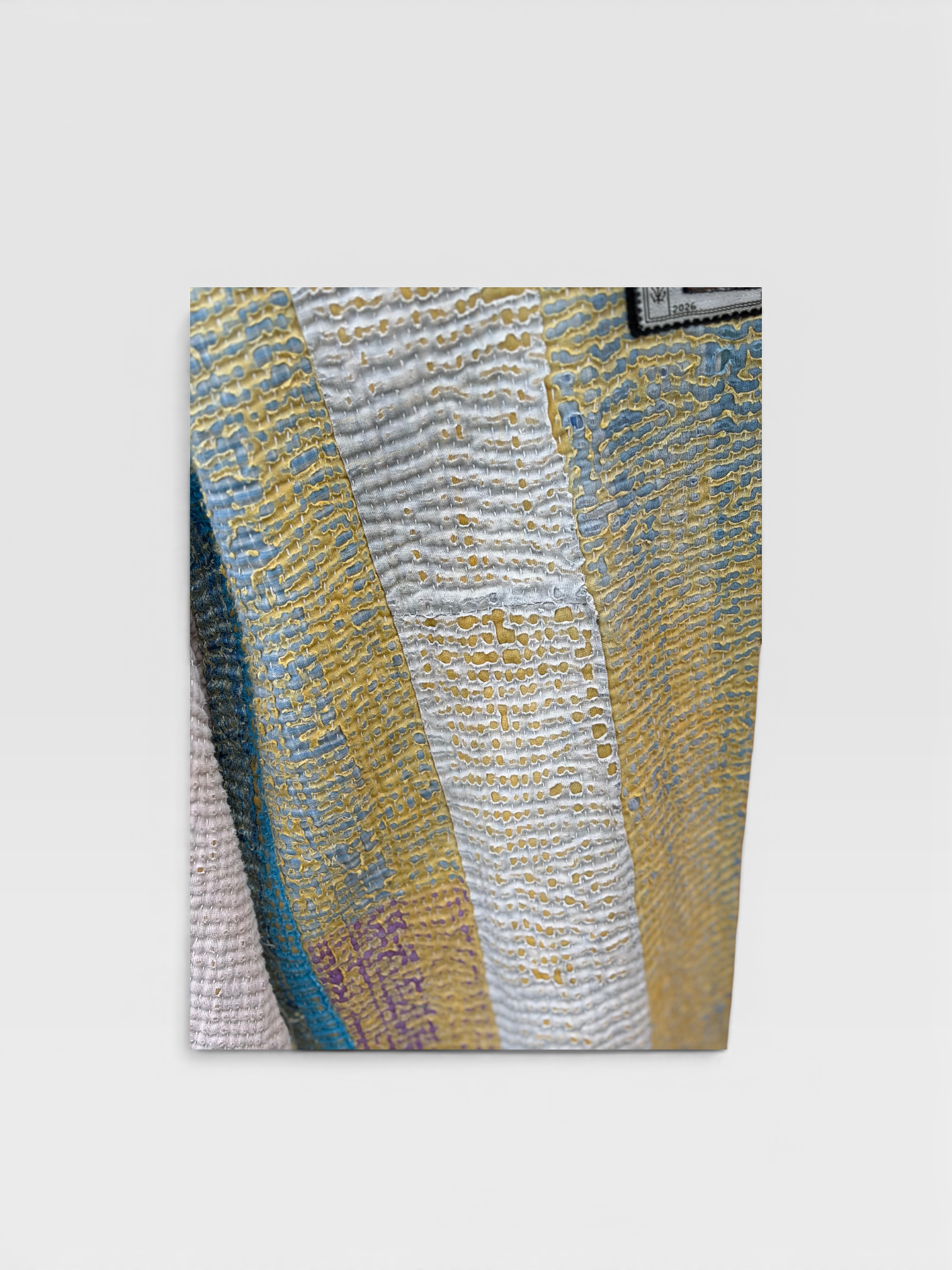 Sun-Washed Stripe Kantha Jacket No. XXV — One of One