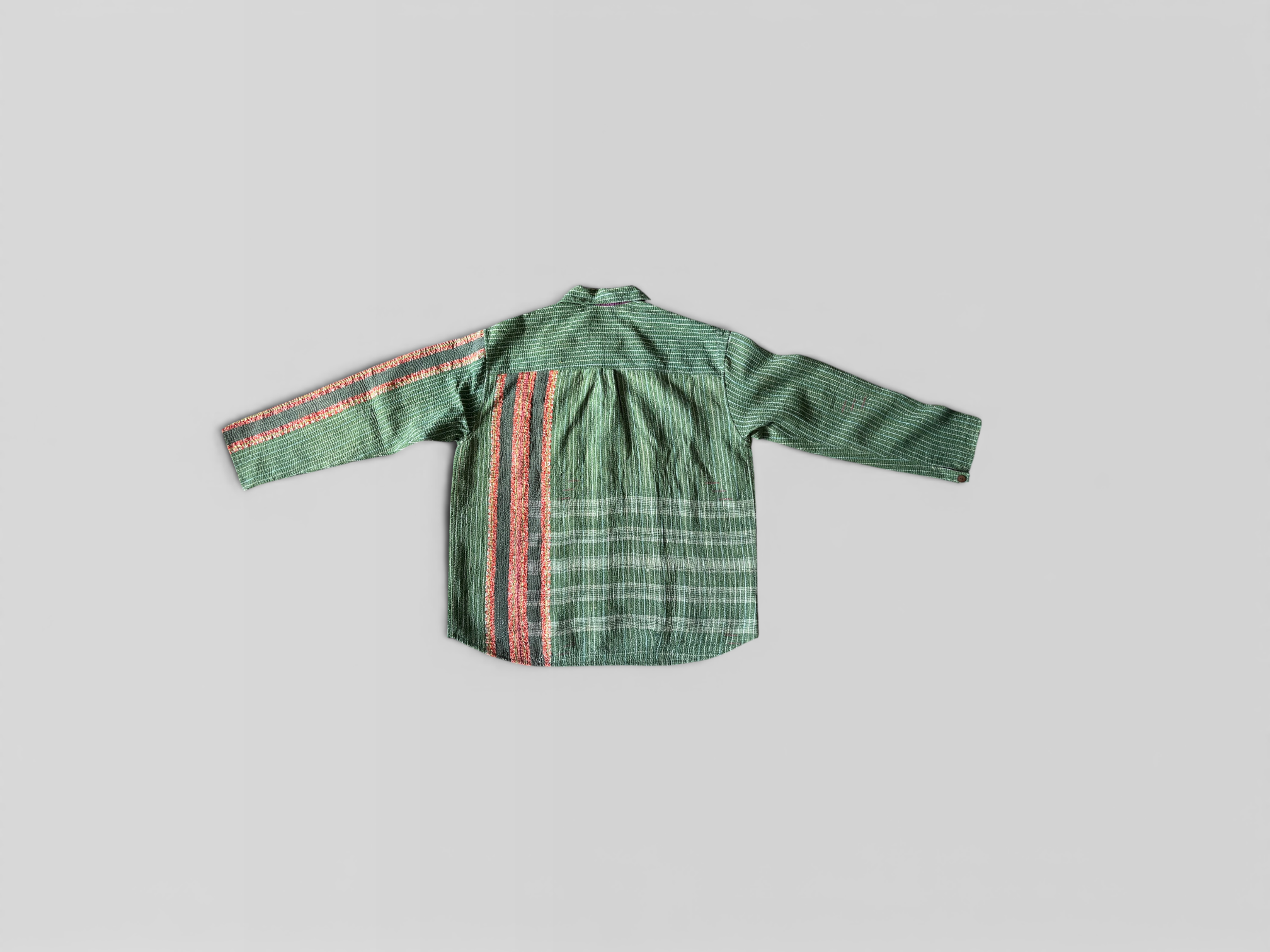 Sage Kantha Overshirt No. XL — One of One