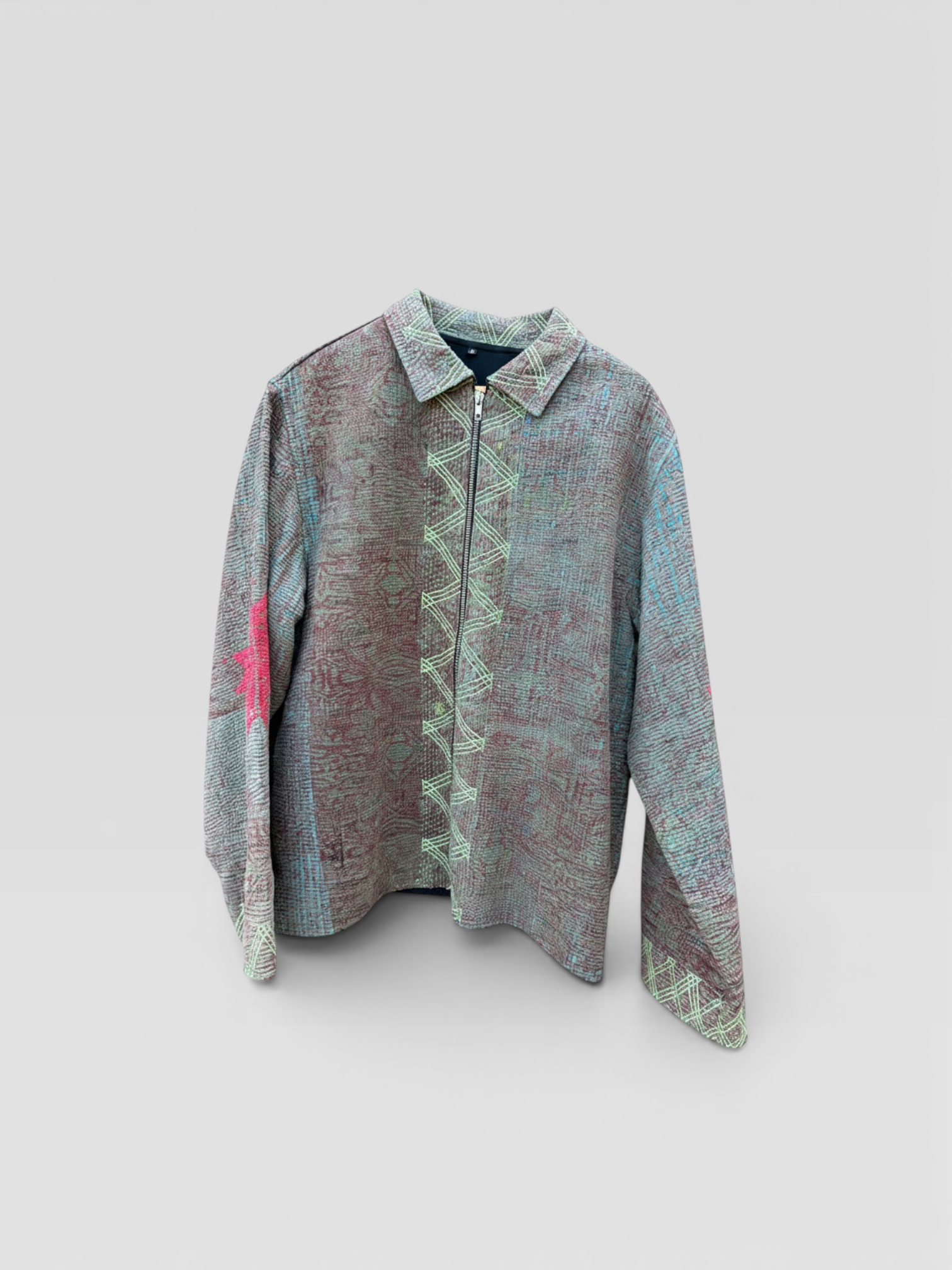 Sun-Faded Kantha Jacket No. XX — One of One