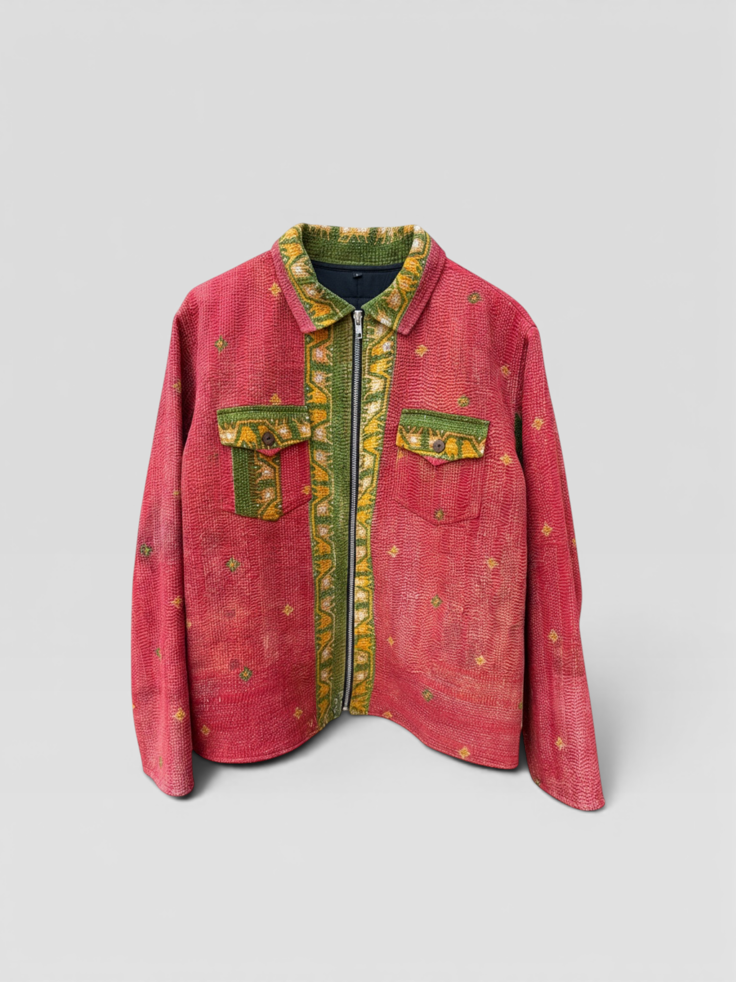 Warm Glow Kantha Jacket No. XVI — One of One