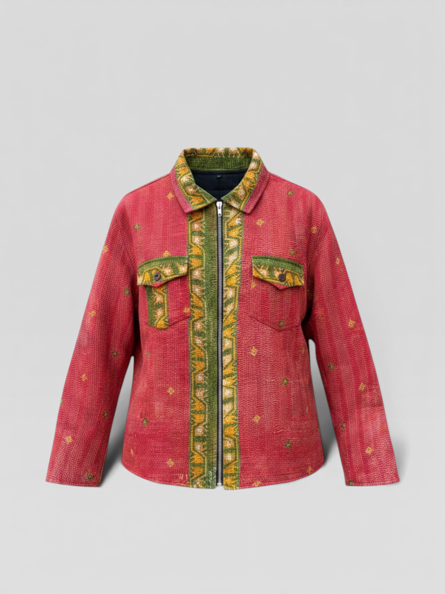 Warm Glow Kantha Jacket No. XVI — One of One